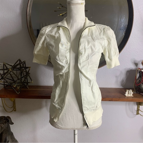 4 piece Pink Grey White Workwear Bundle Blouse, Sweater, Jacket Size Small - Picture 6 of 15